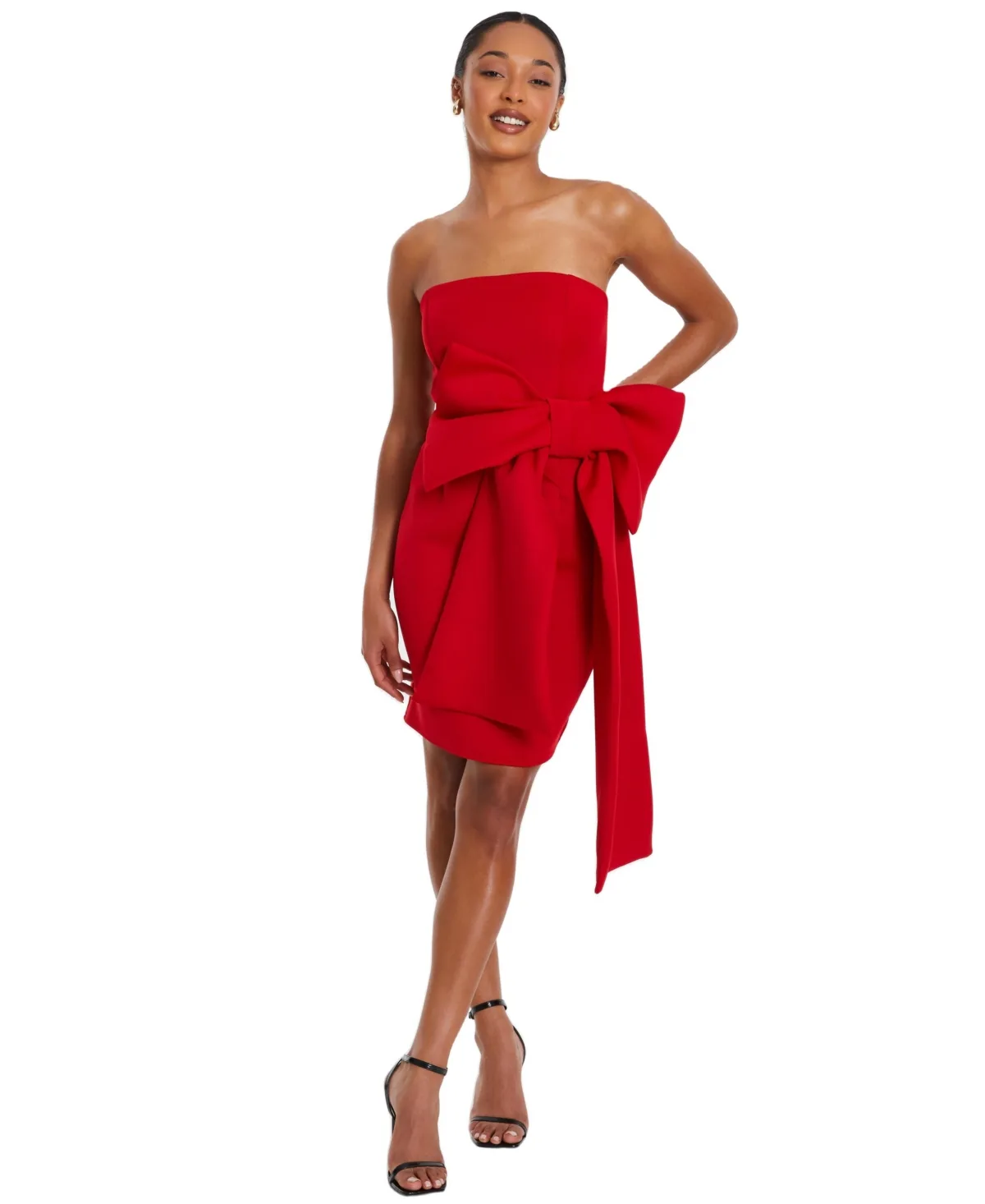 Quiz Bow Detail Bodycon Dress