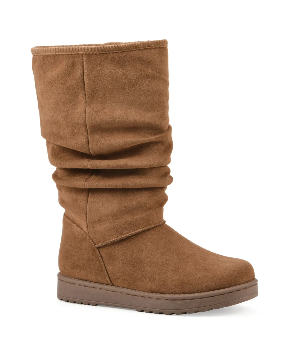 Icequake Mid-Shaft Faux Fur-Lined Round Toe Boots by White Mountain