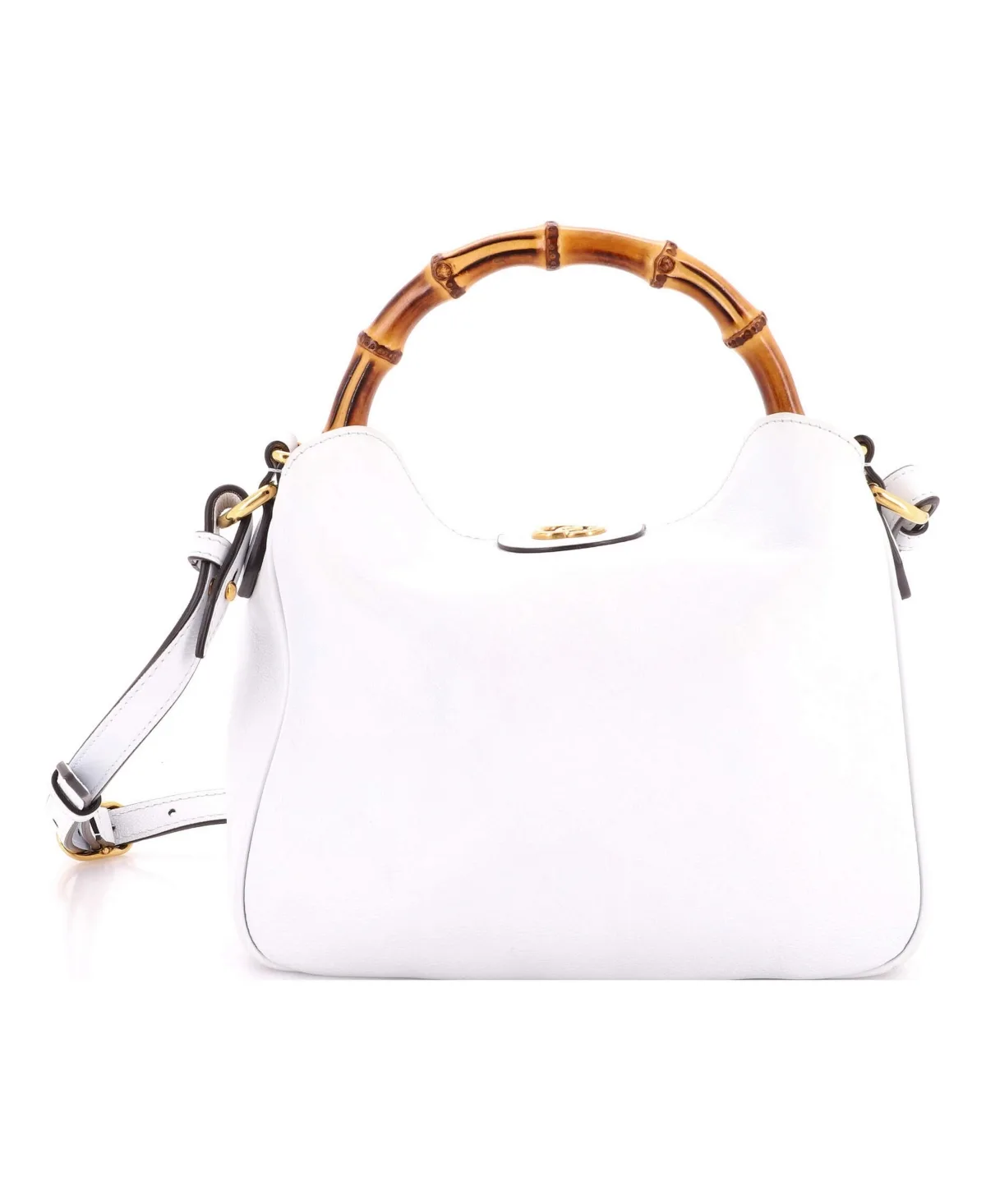 Pre-Owned Small Diana Nm Bamboo Shoulder Bag Leather by Gucci