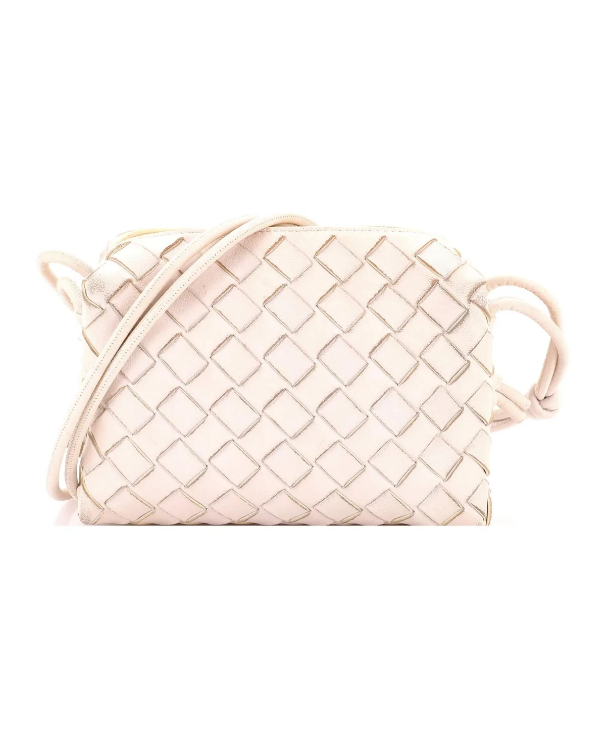Pre-Owned Mini Loop Crossbody Bag Intrecciato Nappa by Bottega Veneta