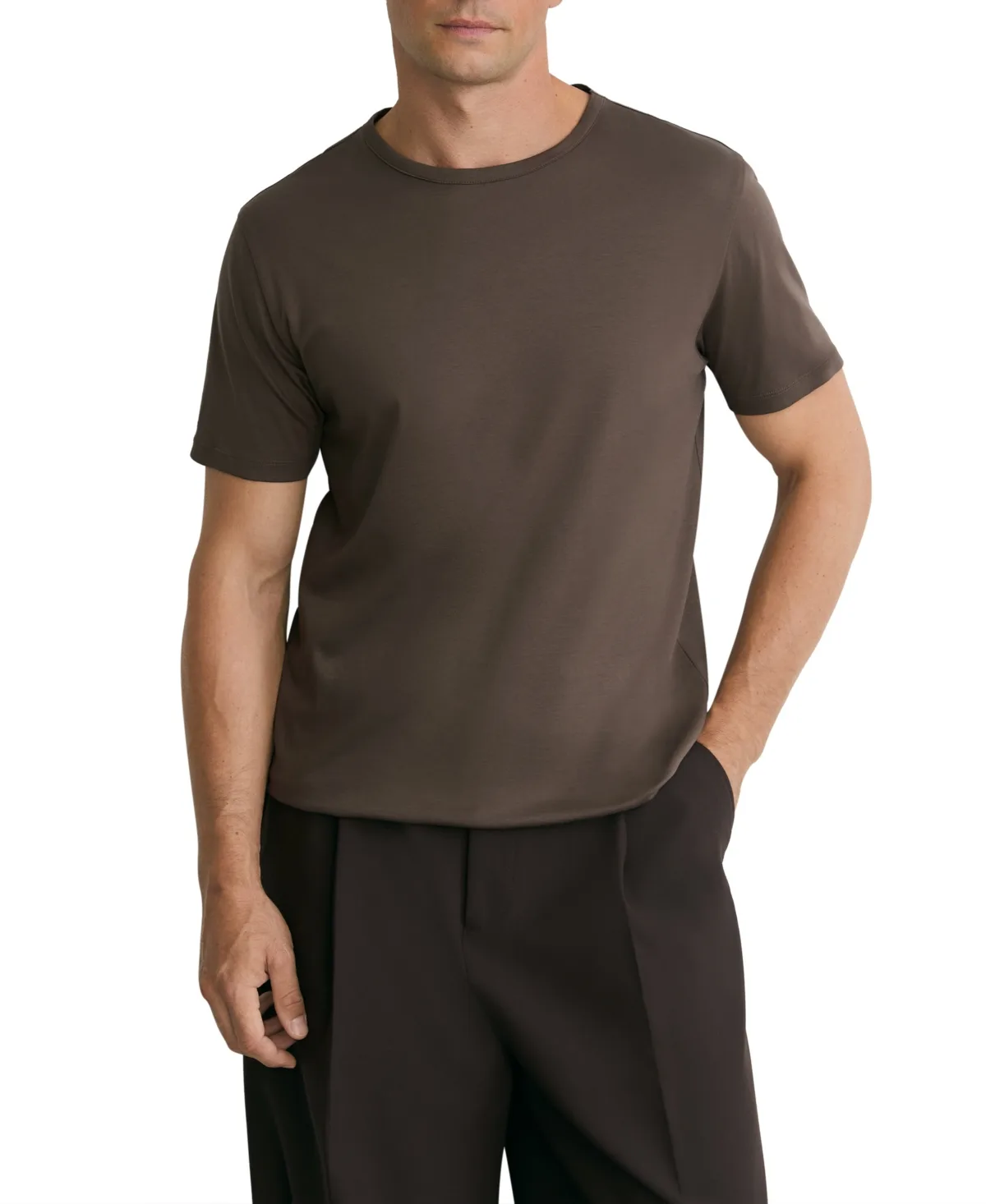 Crew Neck Short-Sleeve Air-Water Finish T-Shirt