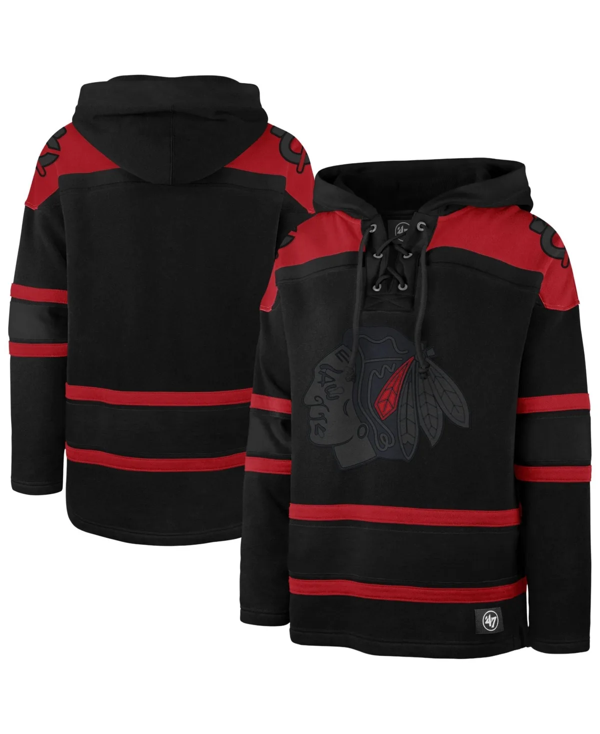 Chicago Blackhawks Fall Color Pop Lacer Hoodie