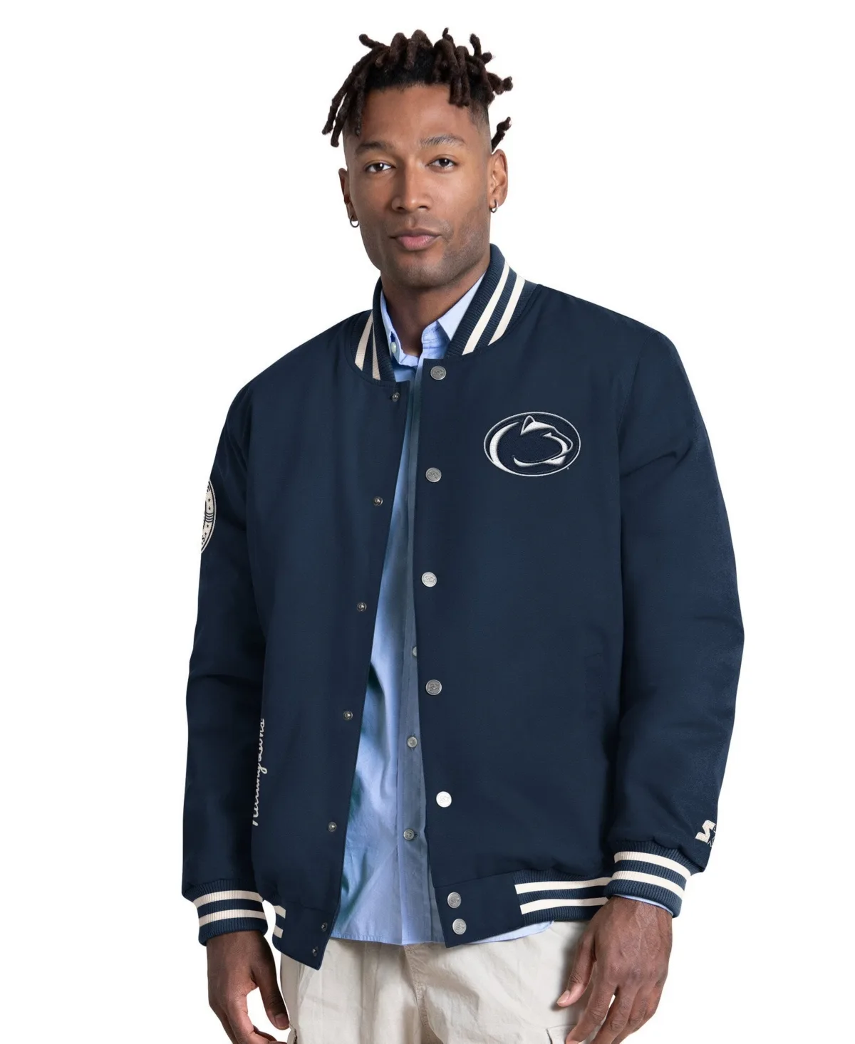 Penn State Nittany Lions Spectator Varsity Full Snap Jacket