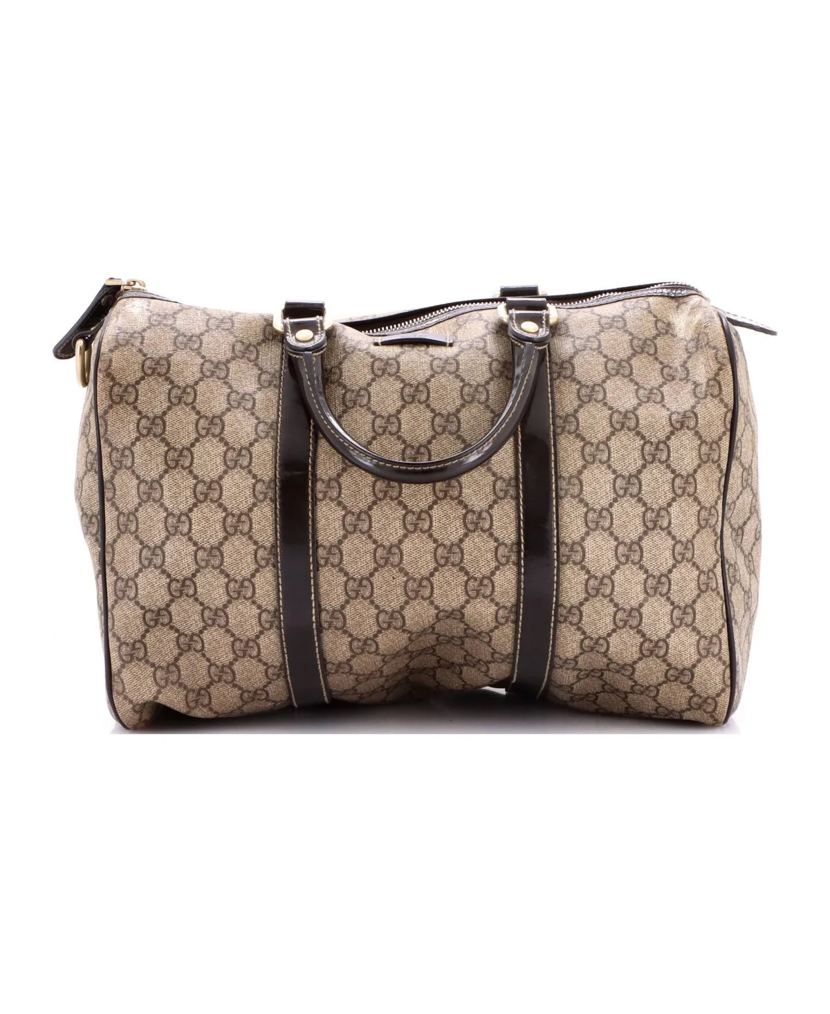 Pre-Owned Gucci Medium Joy Boston Bag GG Coated Canvas by Gucci