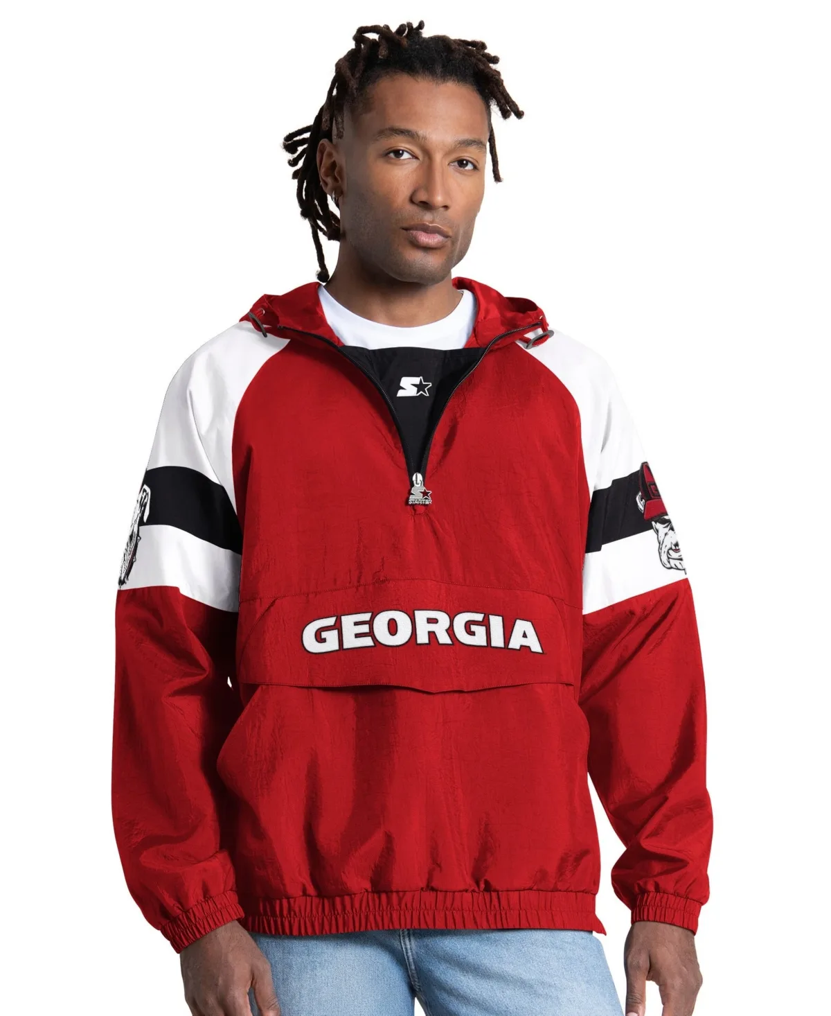 Georgia Bulldogs Street Cut Half-Zip Jacket