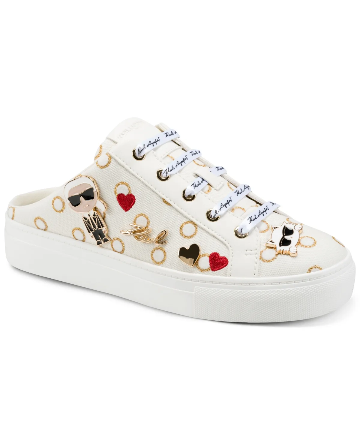 Karl Lagerfeld Paris Cambria Macaron Slip-On Sneaker Mules by Karl Lagerfeld