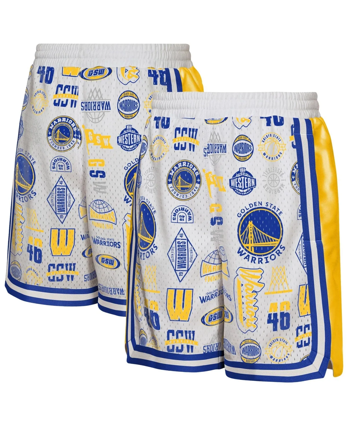 Golden State Warriors Ball Hog Dazzle Basketball Short by Outerstuff