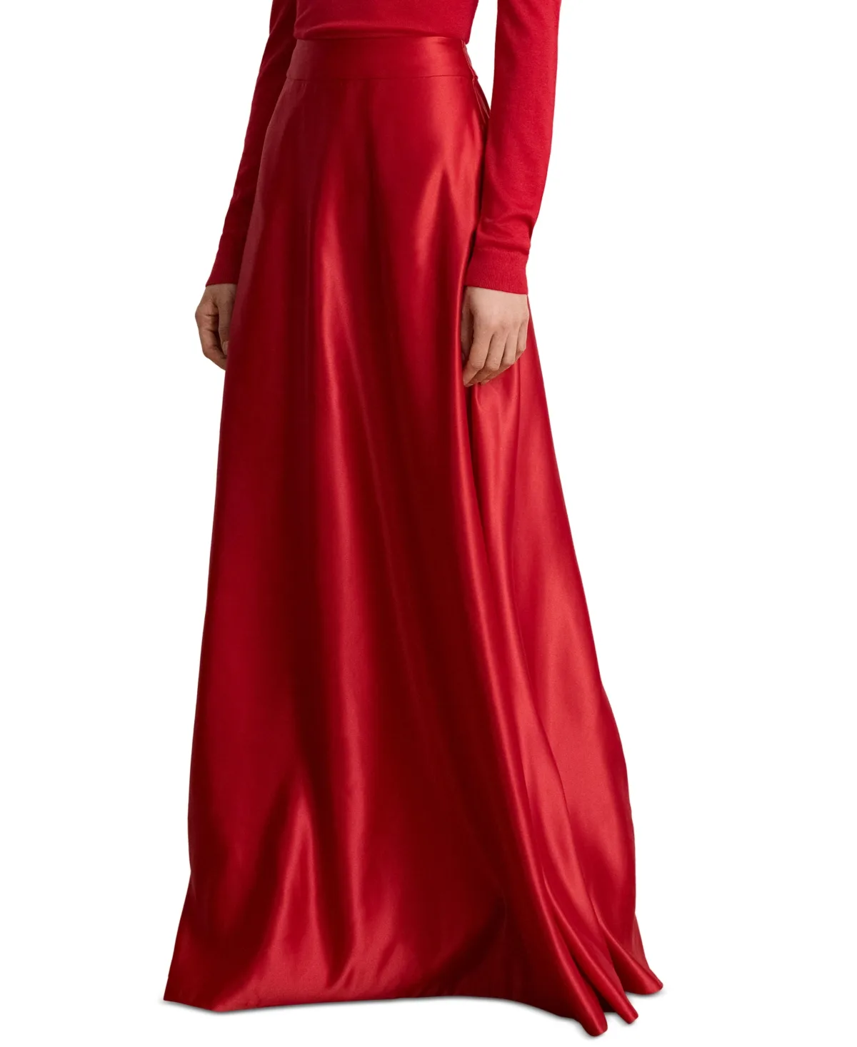 Lauren Ralph Lauren Duchess A-Line High-Waisted Maxi Skirt by Ralph Lauren