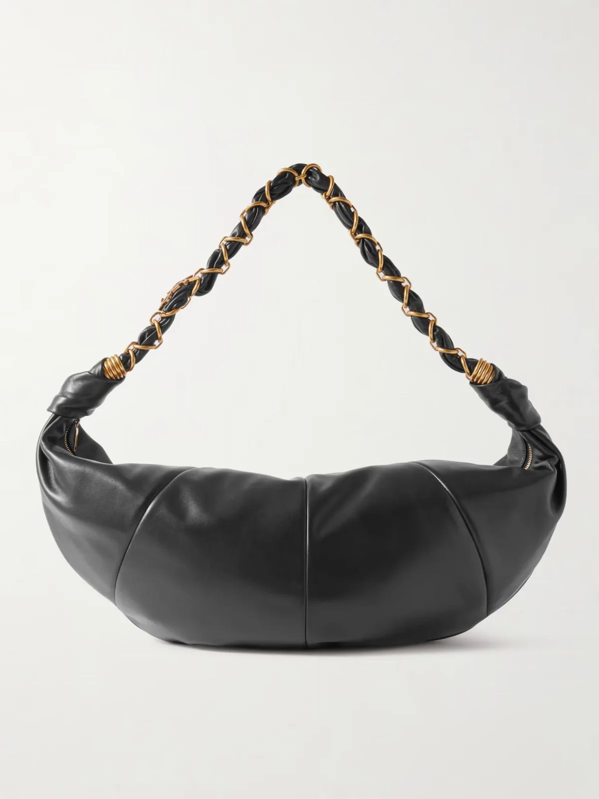 - Amalia Embellished Leather Shoulder Bag -