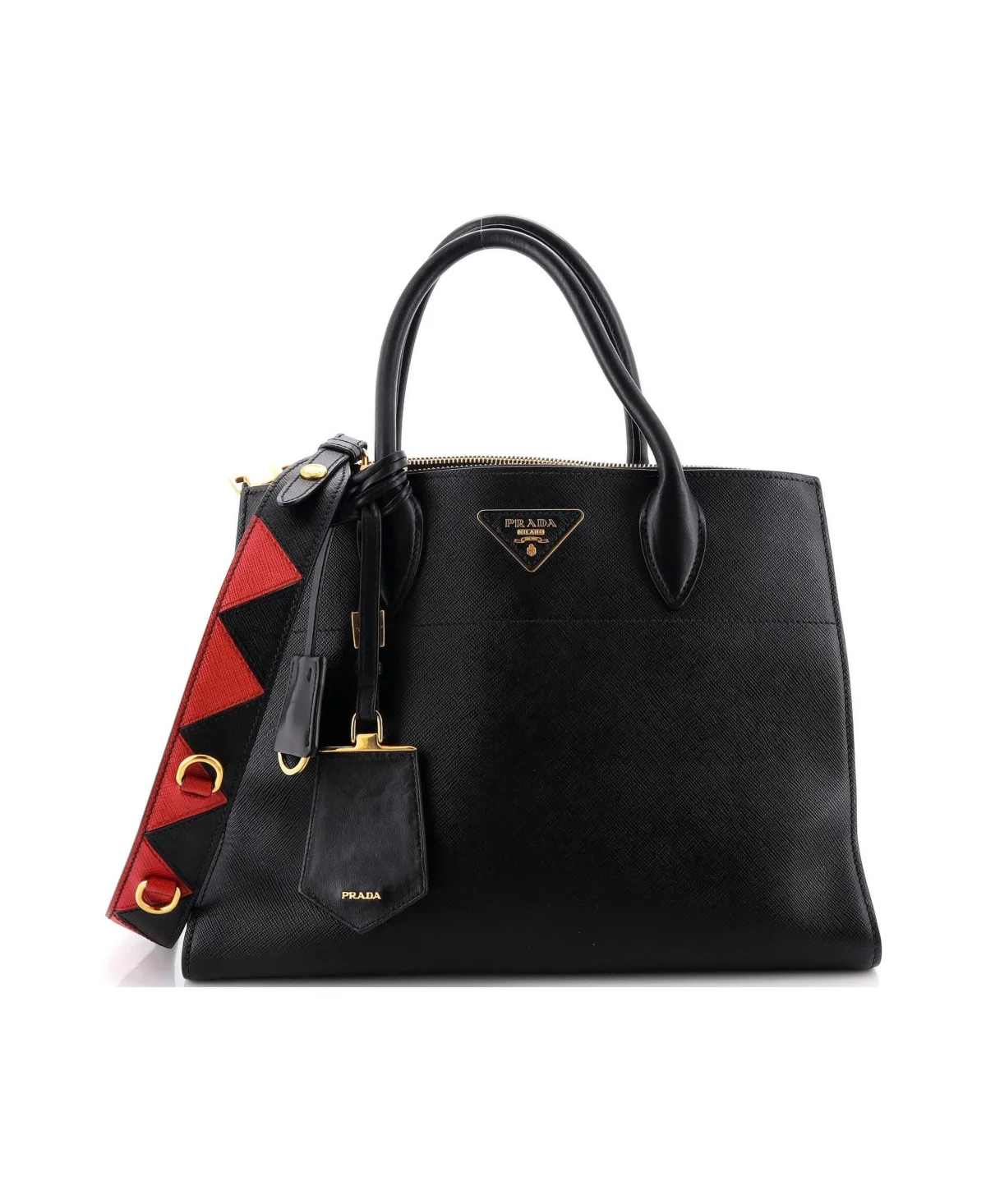 Pre-Owned Prada Medium Paradigme Tote Saffiano Leather by Prada