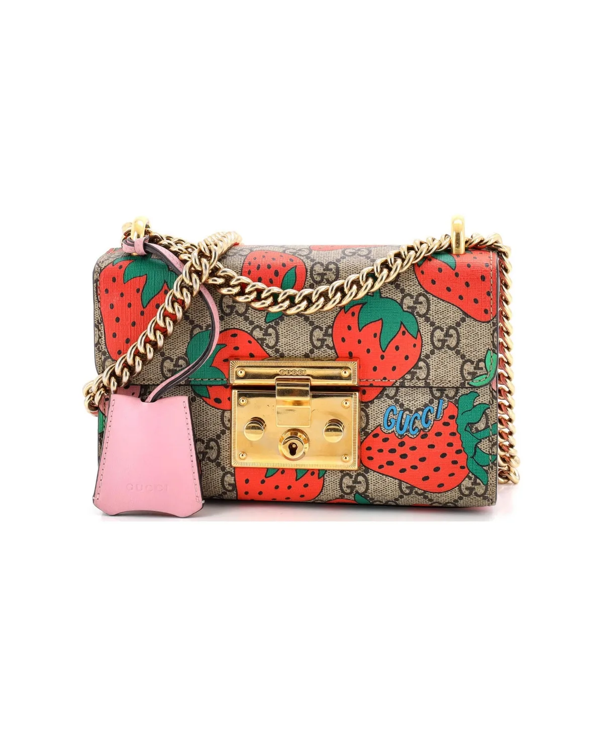 Pre-Owned Gucci Small Padlock Shoulder Bag Printed GG Coated Canvas by Gucci