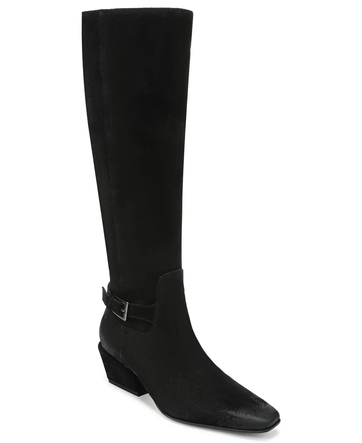 Haisley Wide Calf Zip Tall Boots - Suede by Sam Edelman