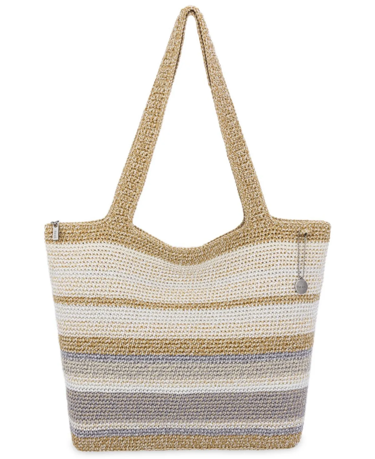 Classic Large Crochet Carryall Tote Bag by The Sak