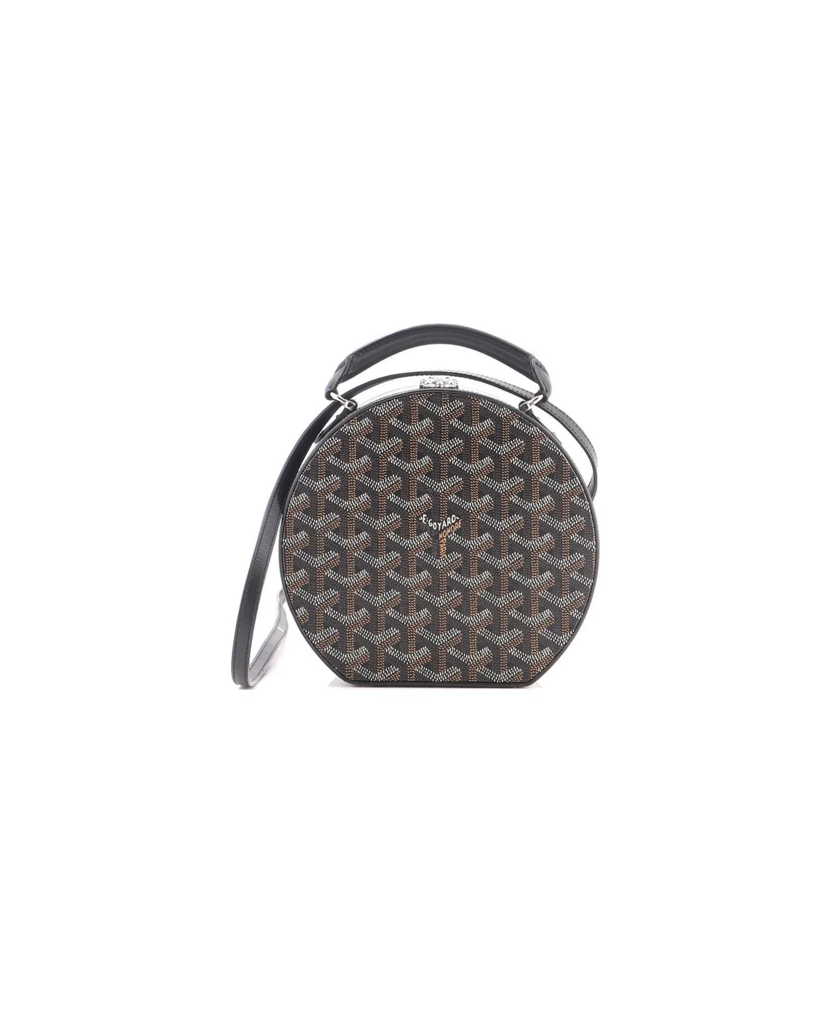 Pre-Owned Goyard Alto Hatbox Bag Coated Canvas by Pre Owned Goyard
