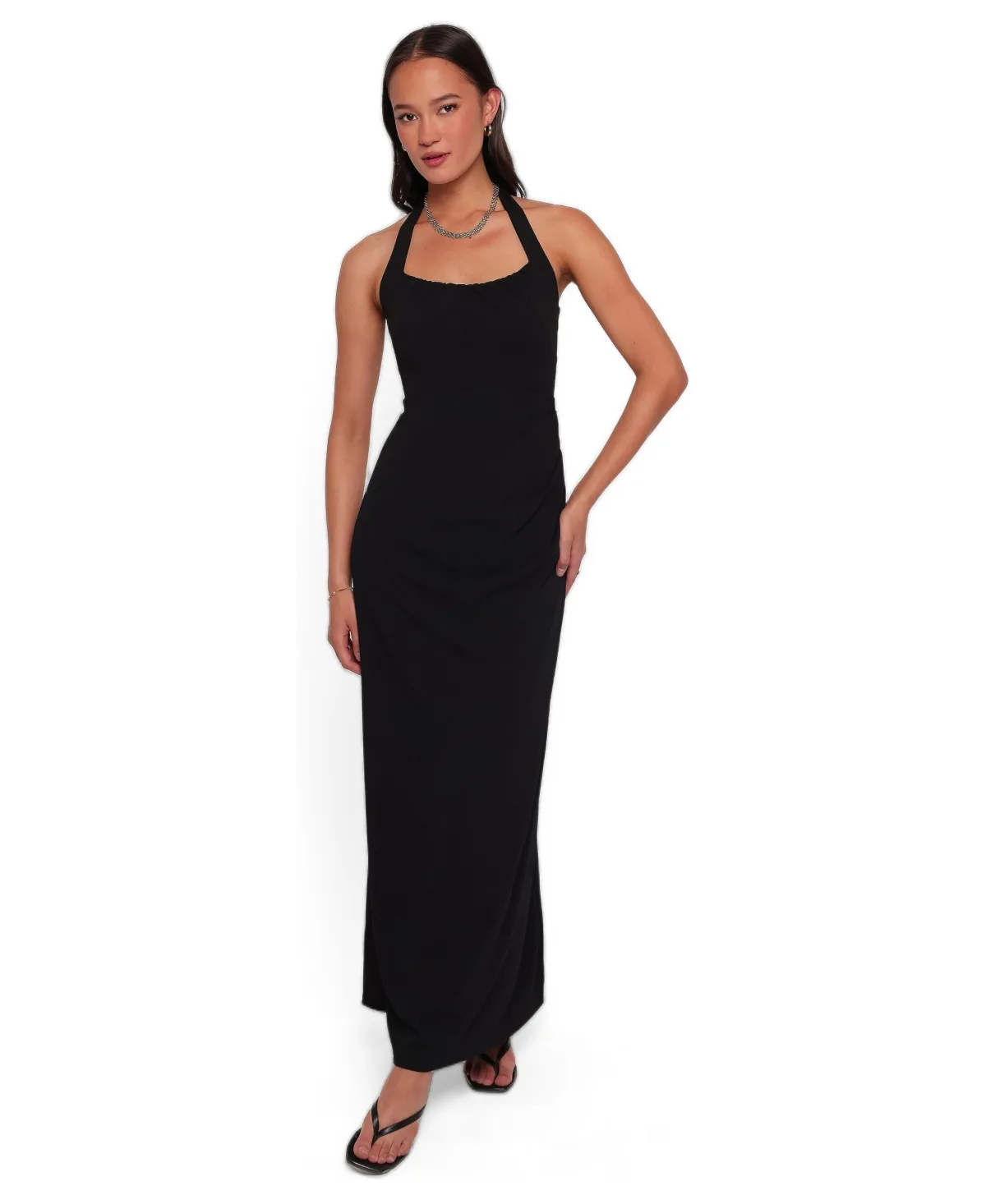 Femina Halter Neck Sleeveless Maxi Dress