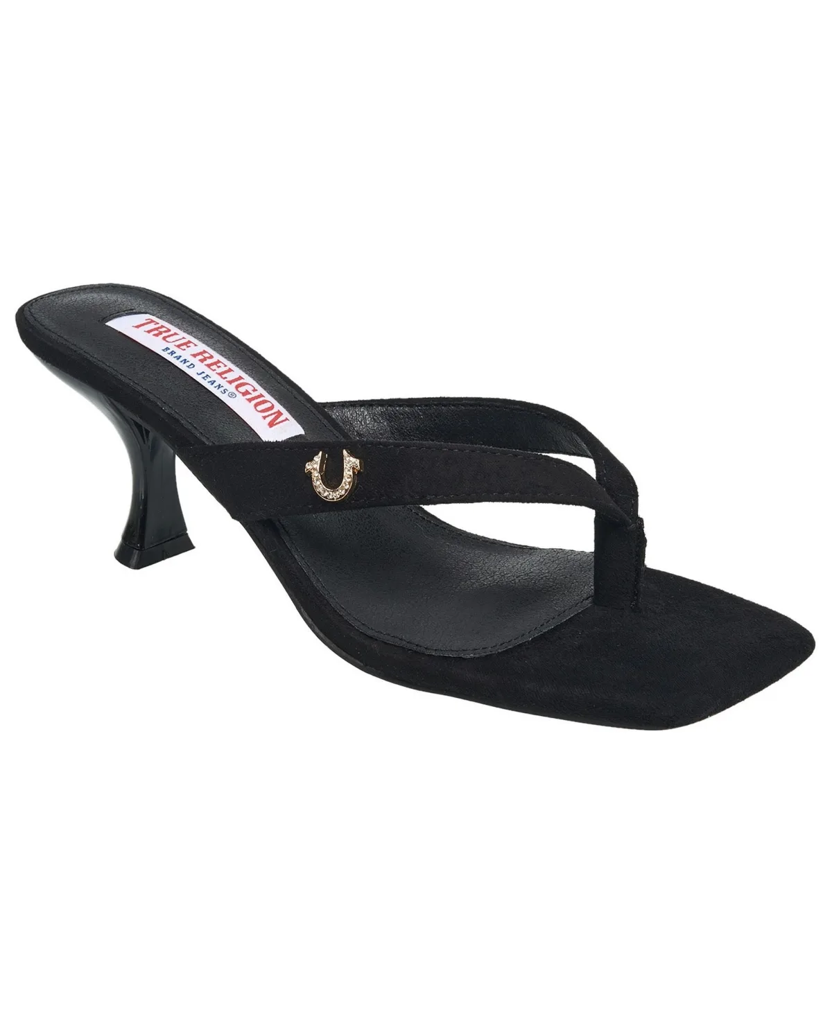 Trinity Square Toe Heel Thong Sandals by True Religion