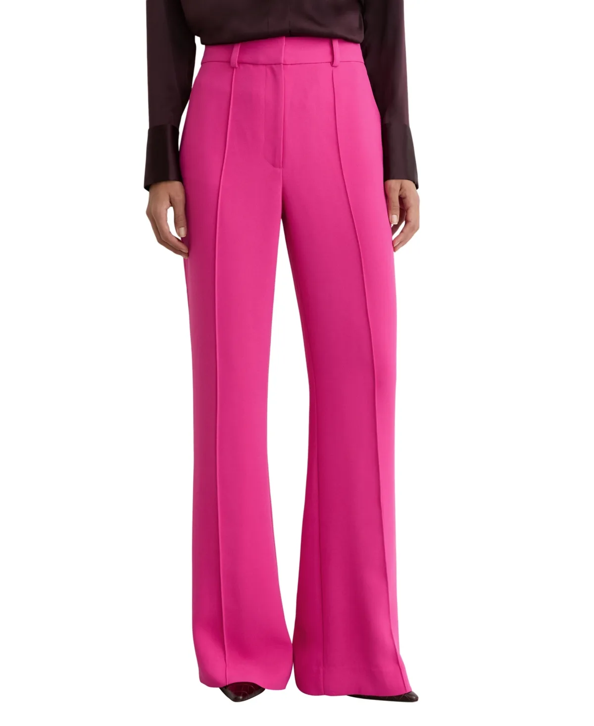 Skye Mid-Rise Flared-Leg Pants