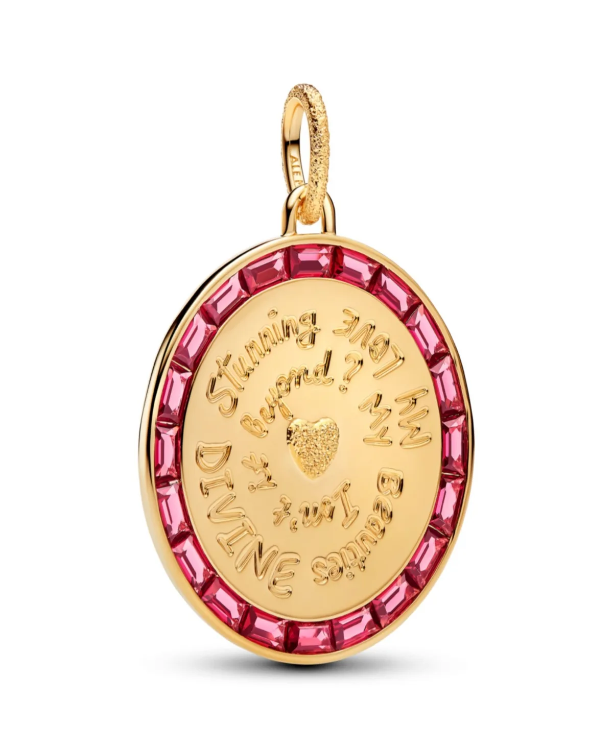 Gold-Plated Cubic Zirconia the Beau Charm by Pandora