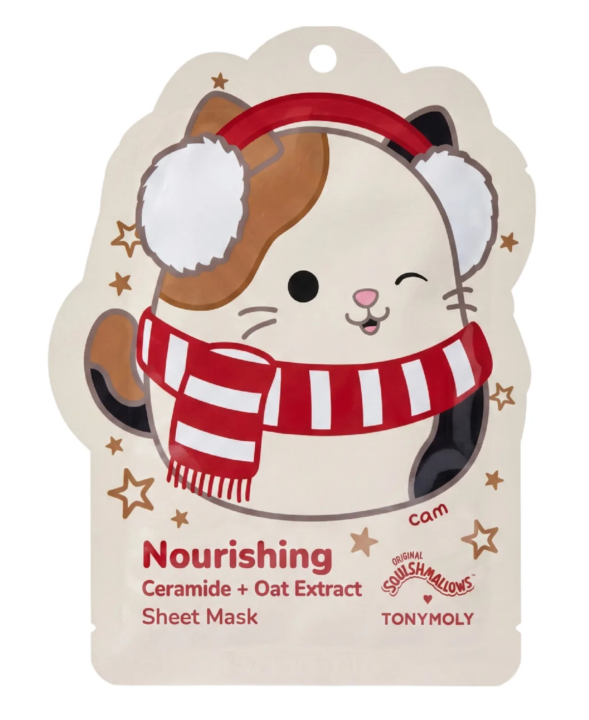 Squishmallows Santa Cam Sheet Mask, 0.74 oz by Tonymoly