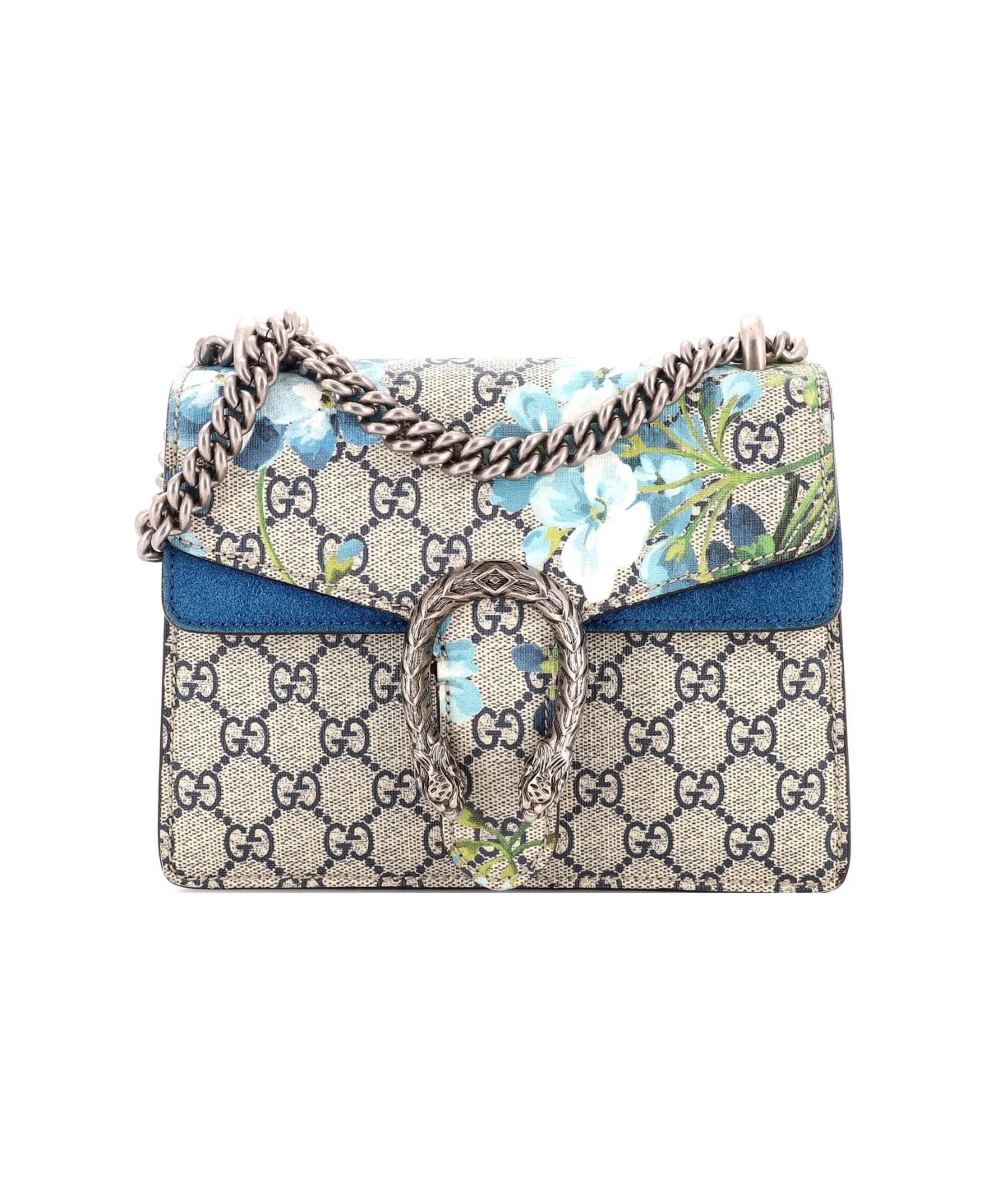 Pre-Owned Mini Dionysus Bag Blooms Print Gg Coated Canvas by Gucci