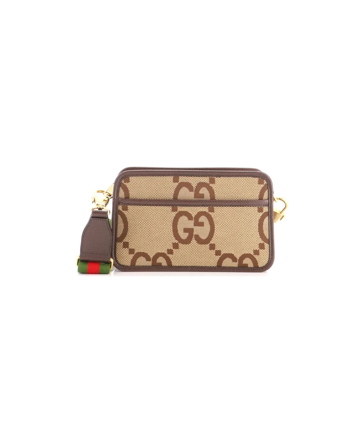 Pre-Owned Mini Camera Bag Jumbo Gg Canvas by Gucci