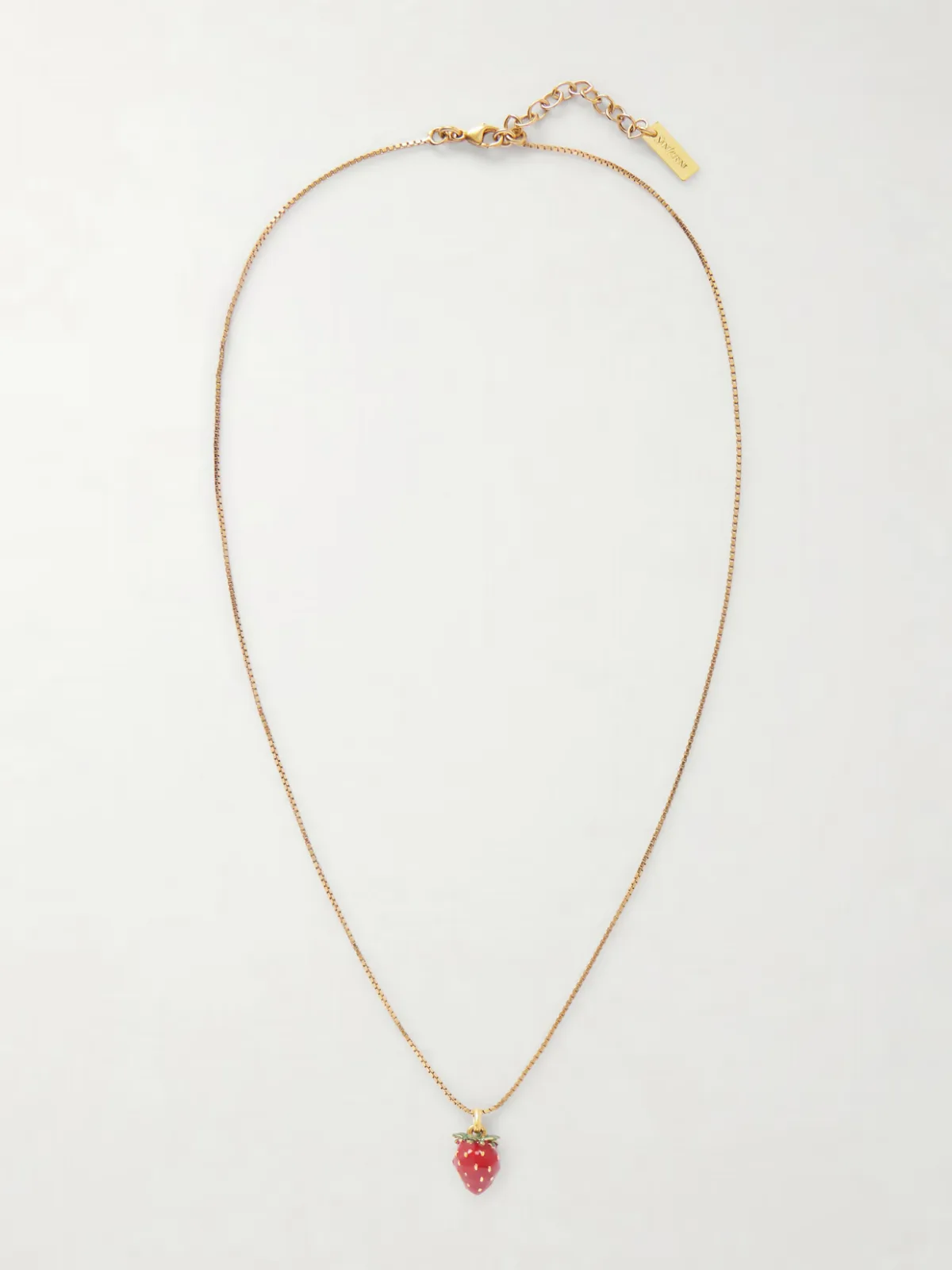 - Gold-tone And Enamel Necklace -
