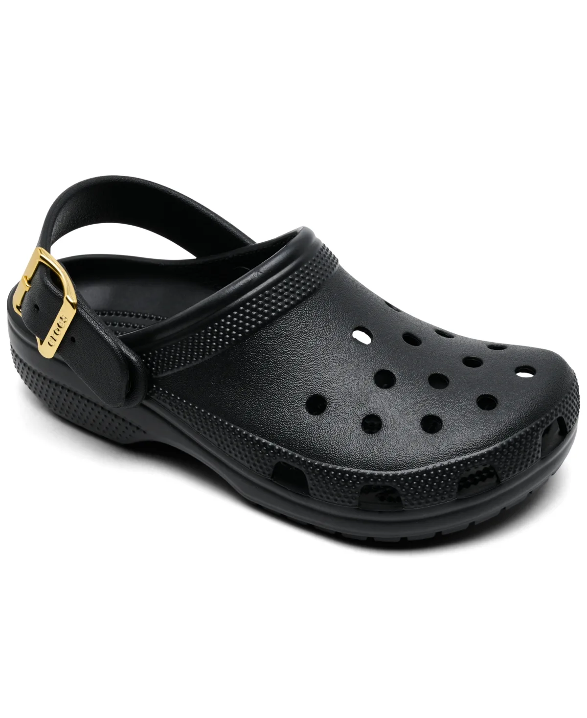 Slingback Metallic-Buckle Clogs From Finish Line by Crocs