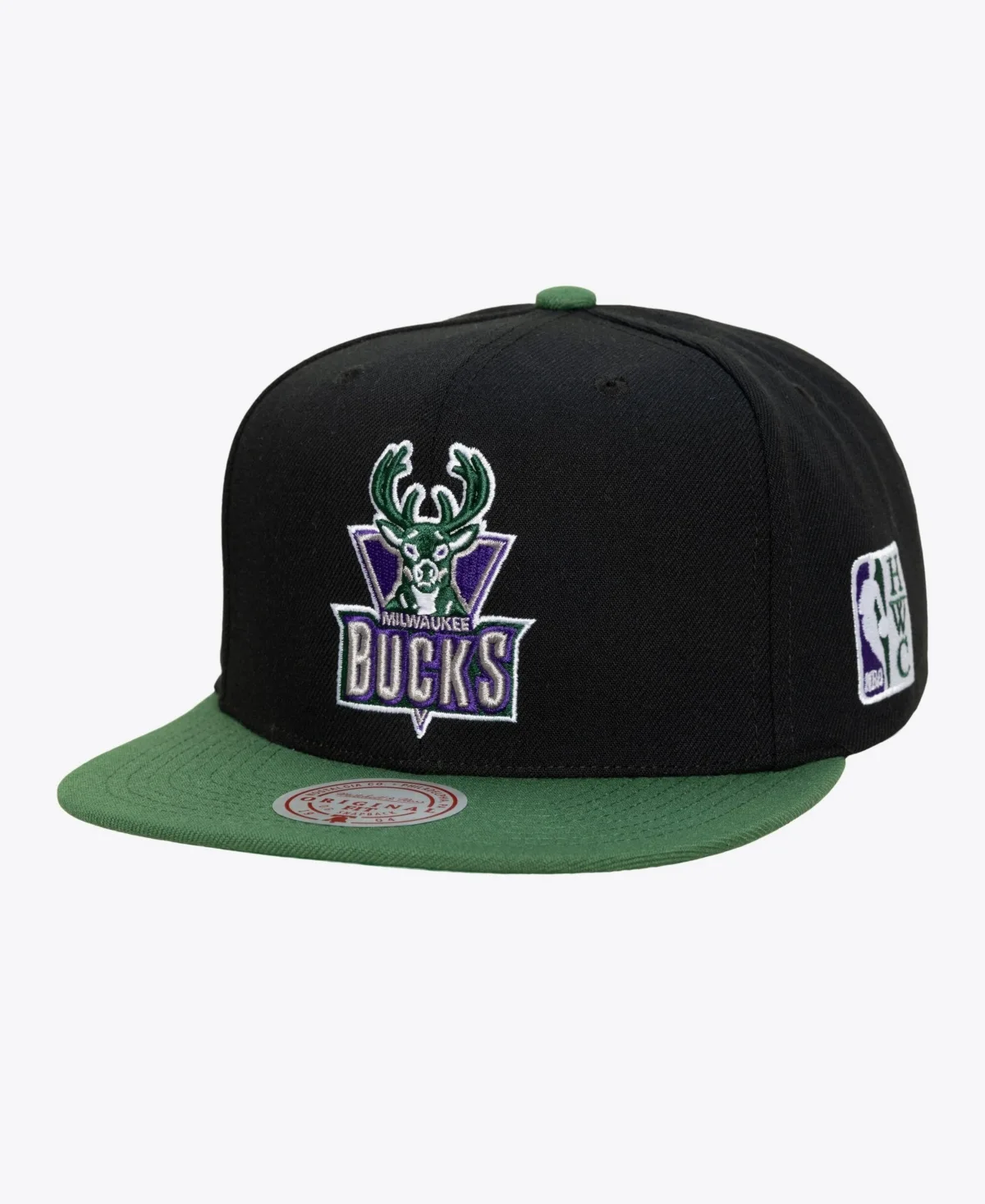 Milwaukee Bucks Hardwood Classics Legendary Home Snapback Hat by Mitchell & Ness