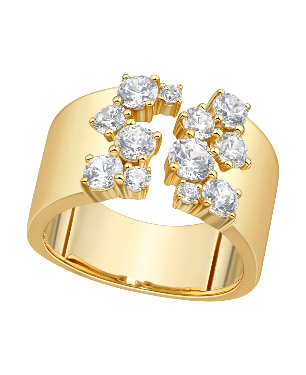Lab-Grown Diamond Ring (1 1/2 ct. t.w.) in 14k Yellow Gold and White Gold by Grown with Love
