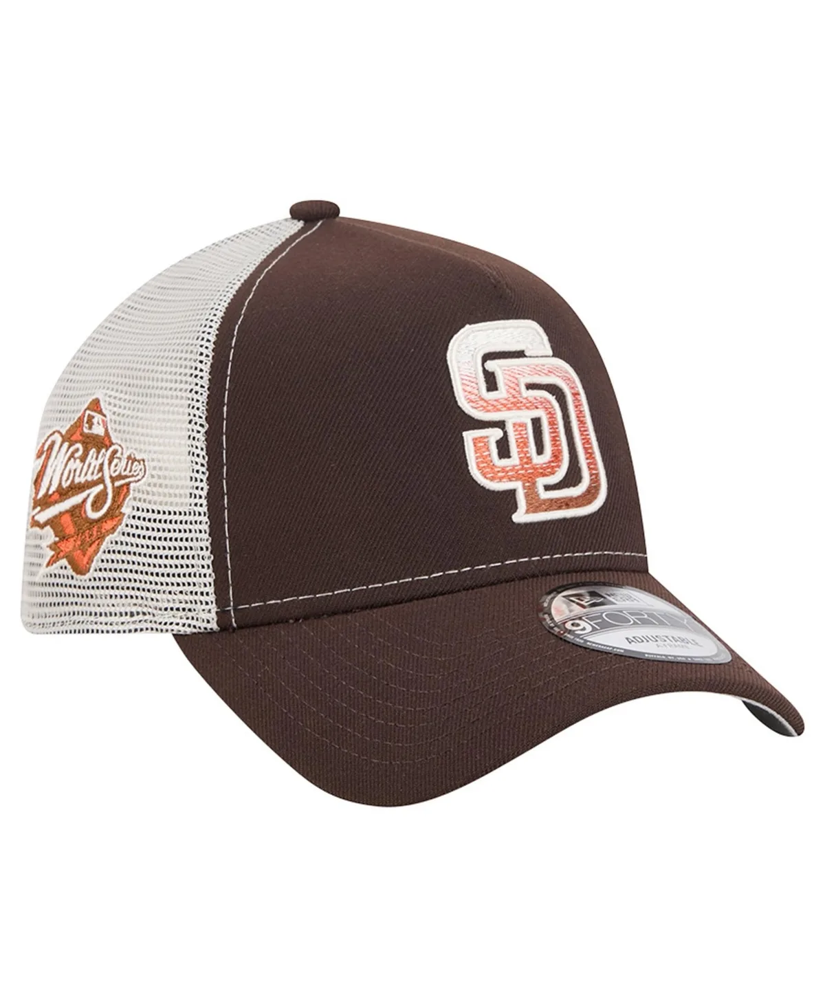 San Diego Padres Pumpkin Spice 9FORTY A-Frame Adjustable Trucker Hat by New Era