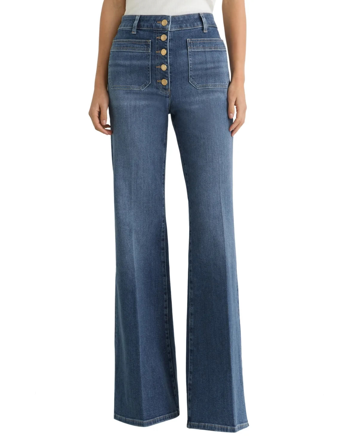 Cali Wide-Leg High-Rise Jeans