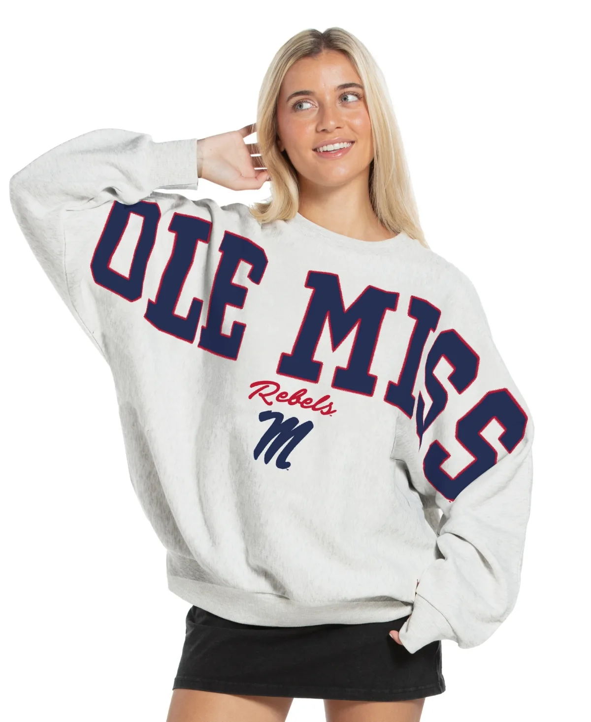 Ole Miss Rebels Flannigan Oversized Fleece Sweatshirt
