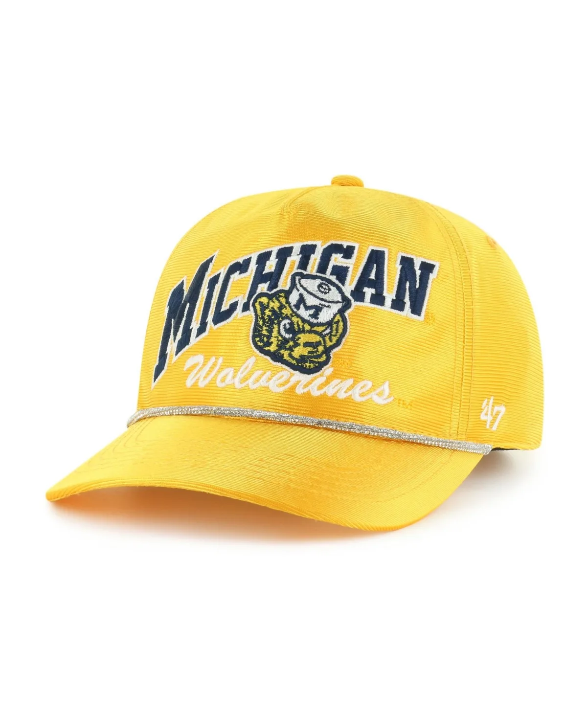 Michigan Wolverines Glitter Hitch Adjustable Hat by 47 Brand