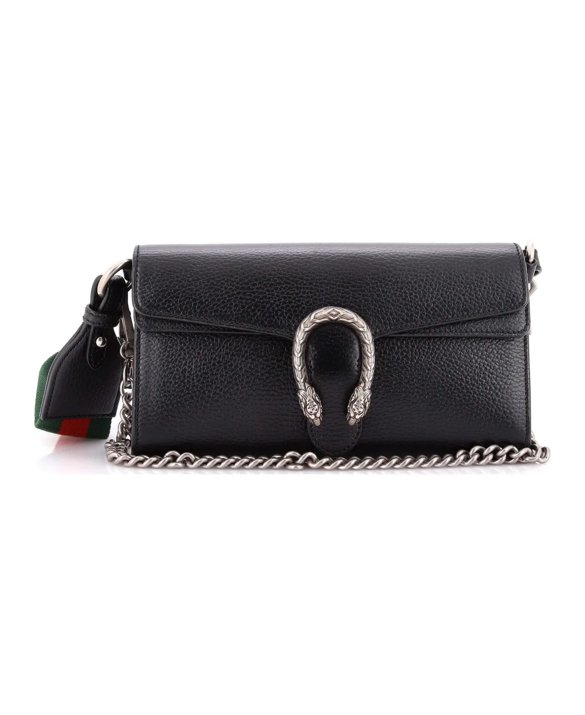 Pre-Owned Gucci Small Dionysus East-West Flap Bag Leather