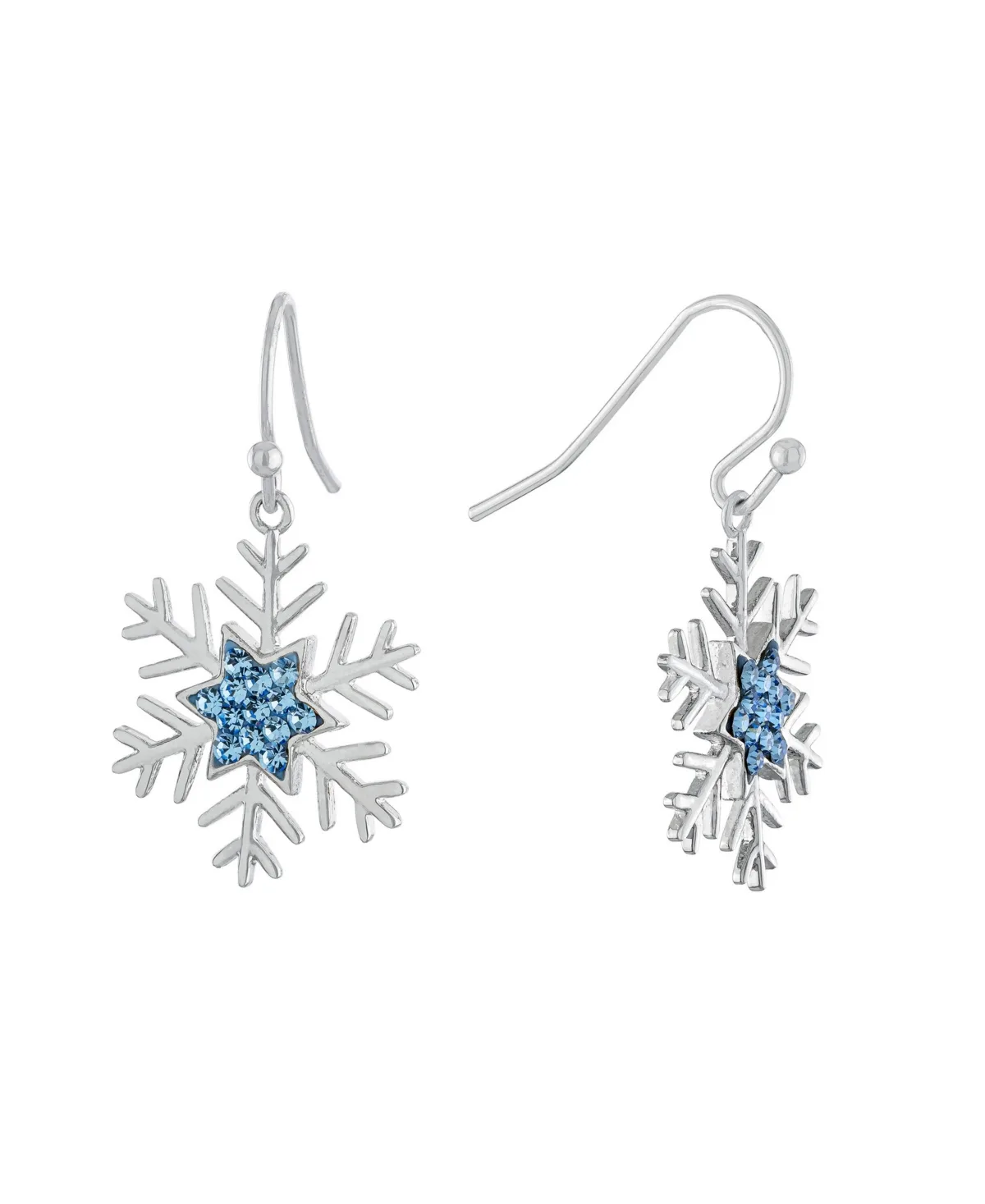 Crystal Snowflake Dangle Earrings by Macy's