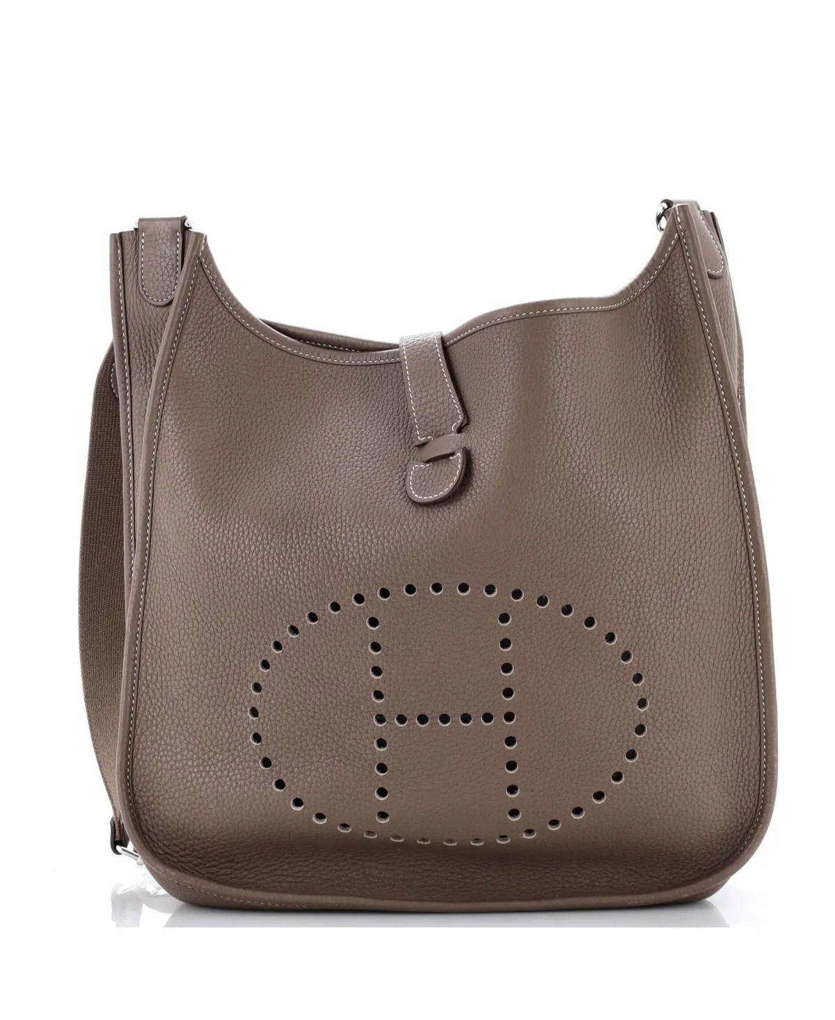 Pre-Owned Hermes GM Evelyne Bag Gen III Clemence by Hermes