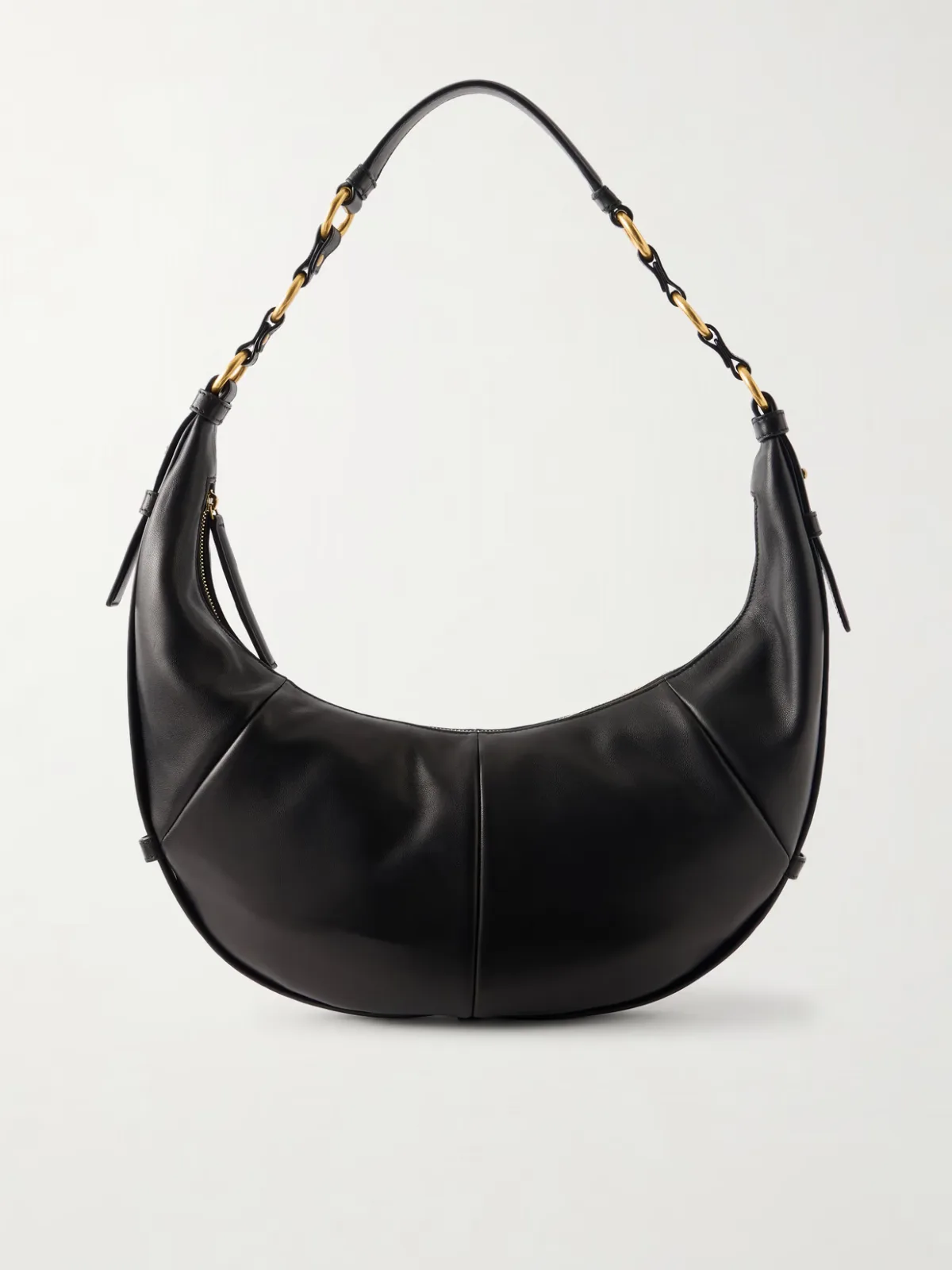 - Saharienne Leather Shoulder Bag -