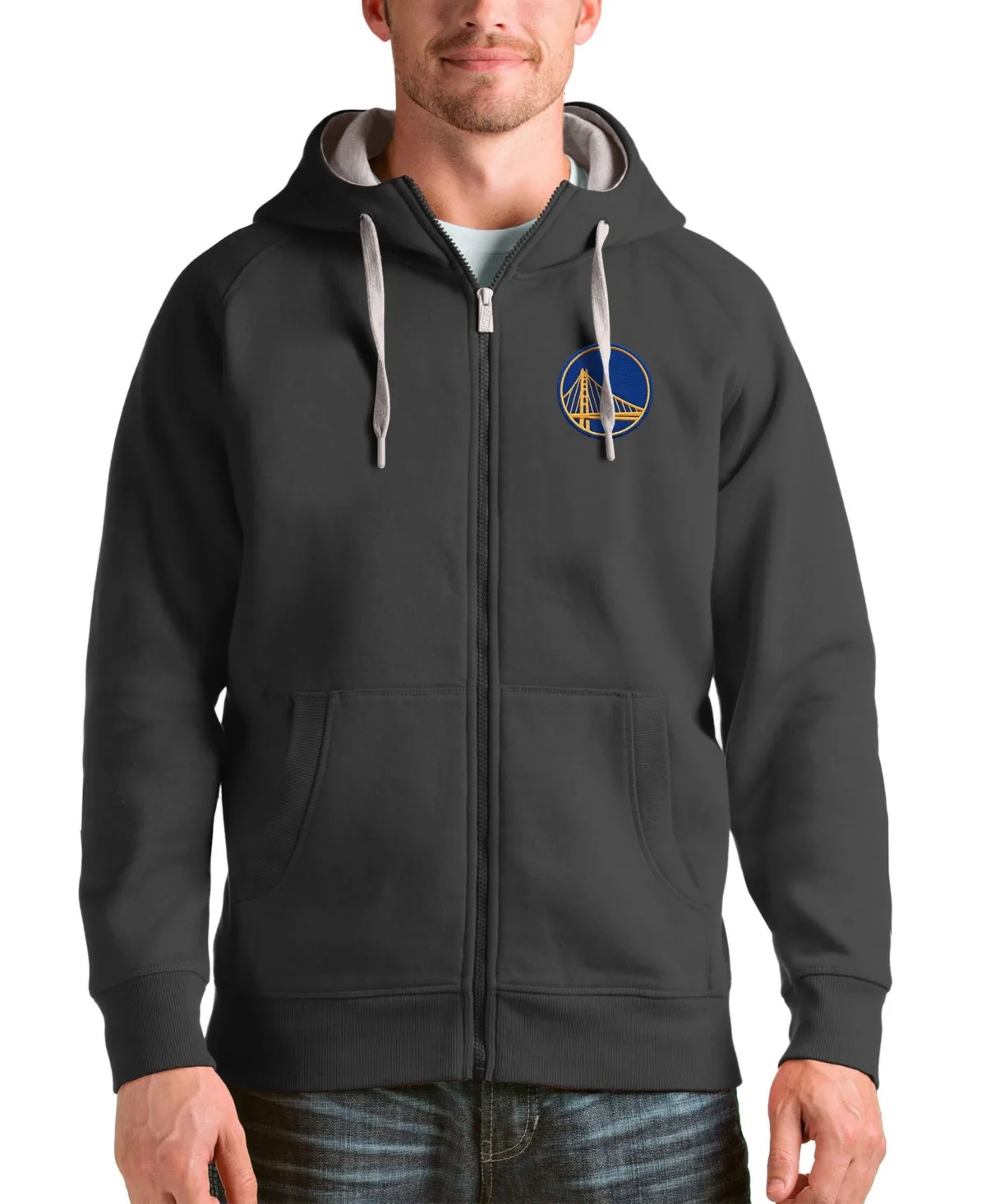 Golden State Warriors Logo Victory Full-Zip Hoodie