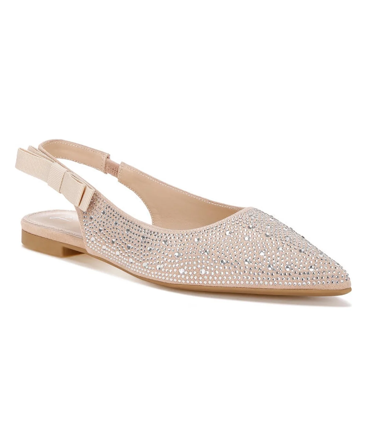 Firdisi Rhinestones Detail Flat Sandals