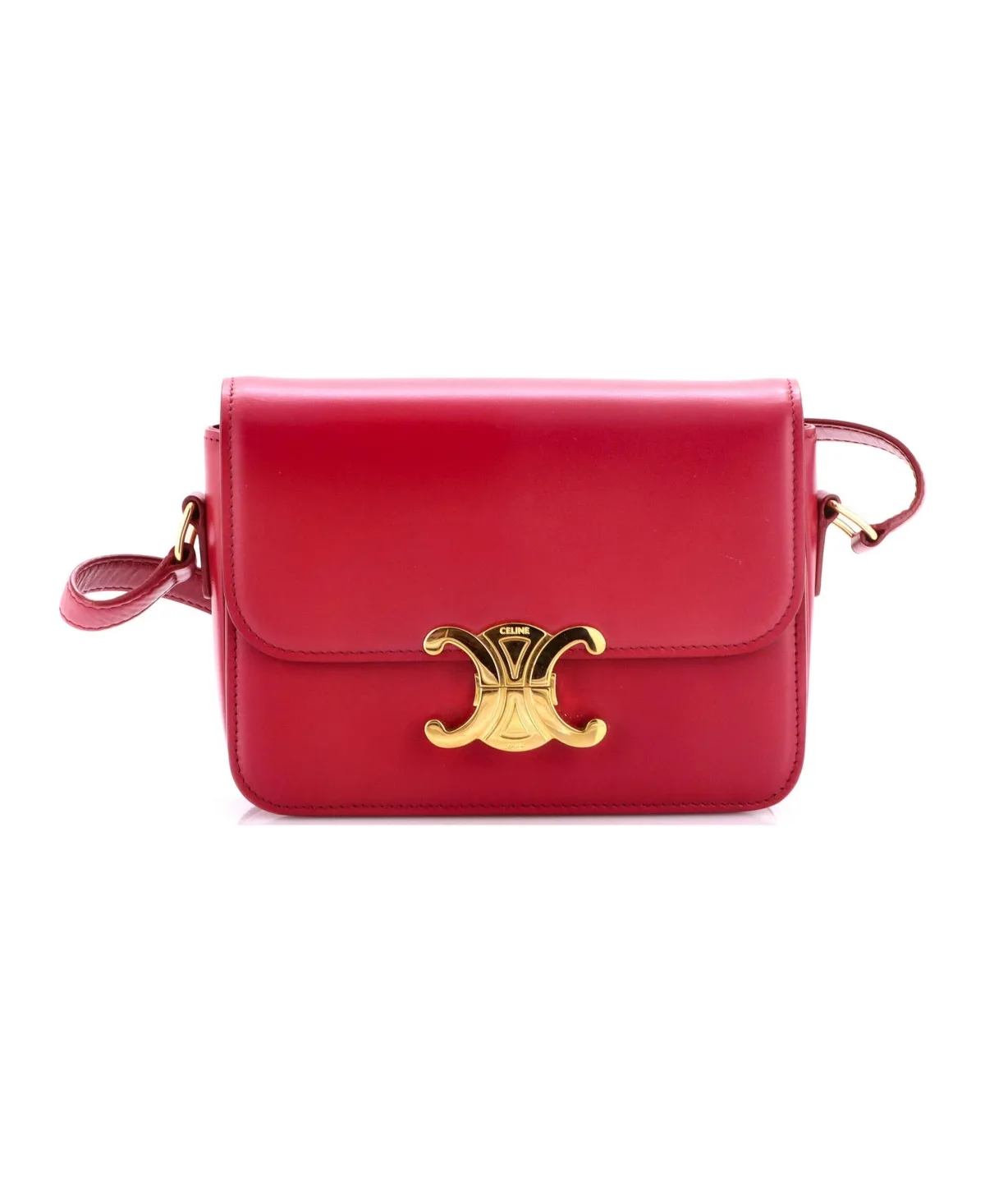 Pre-Owned Celine Teen Triomphe Shoulder Bag Smooth Calfskin