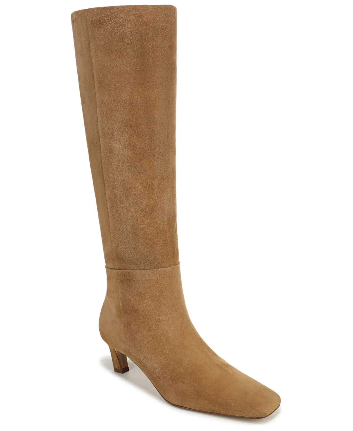 Perla Square Toe Tall Boots - Suede