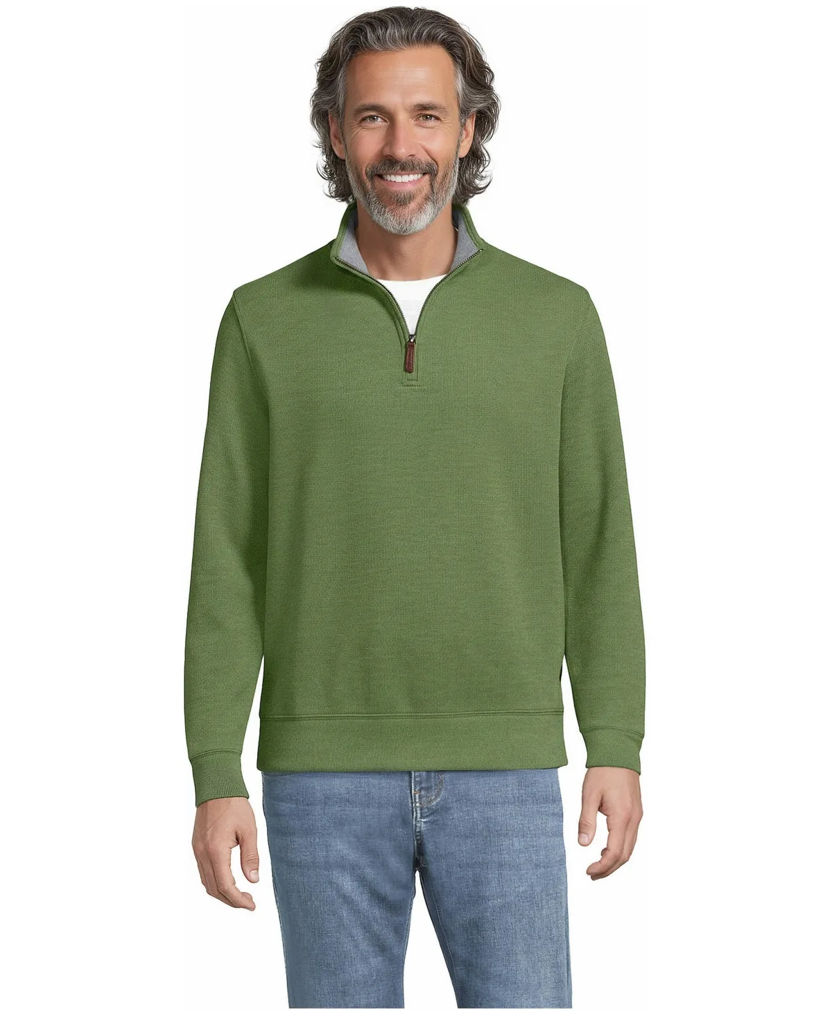 Bedford Rib Quarter Zip Sweater