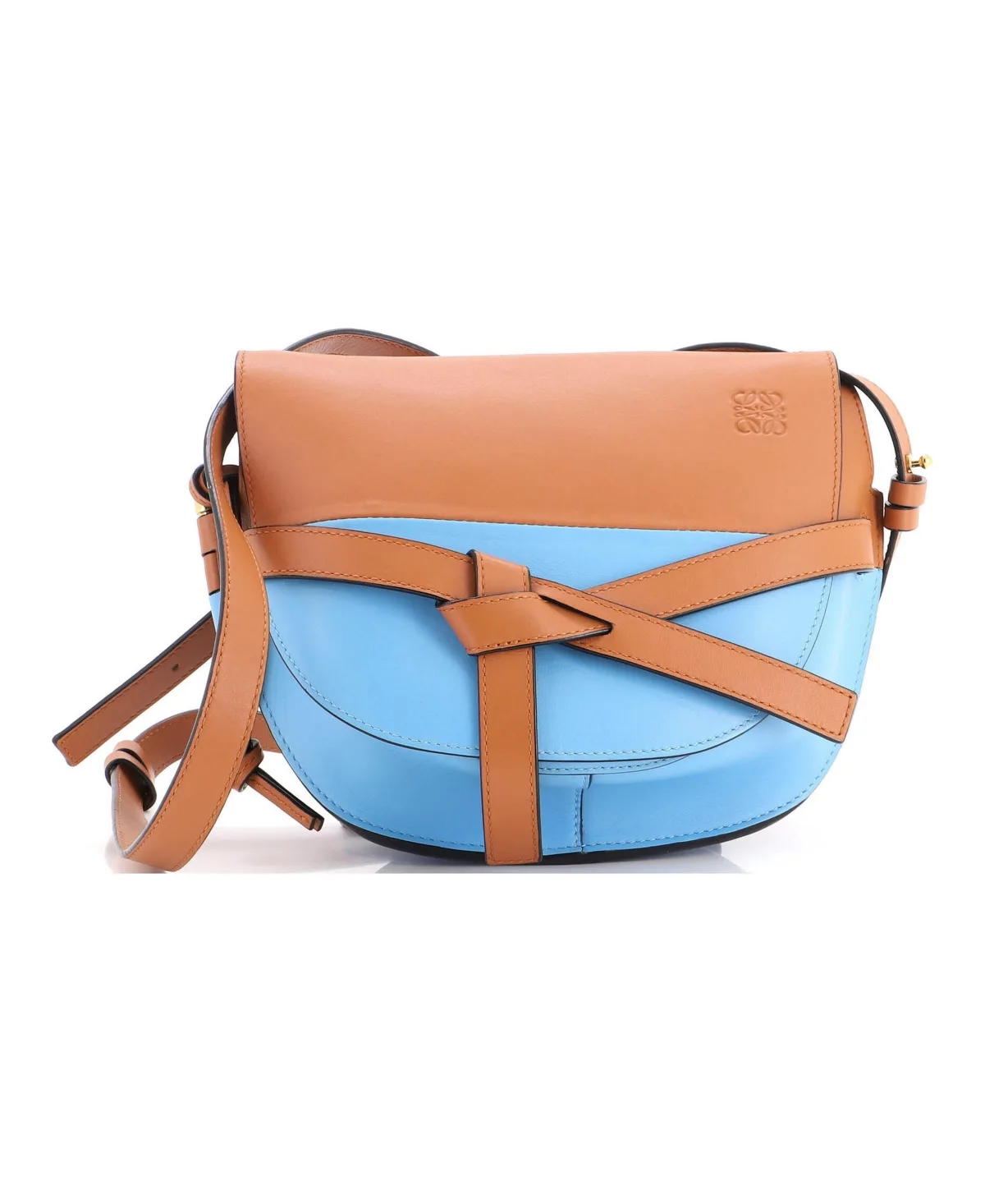 Pre-Owned Loewe Mini Gate Shoulder Bag Leather by LOEWE