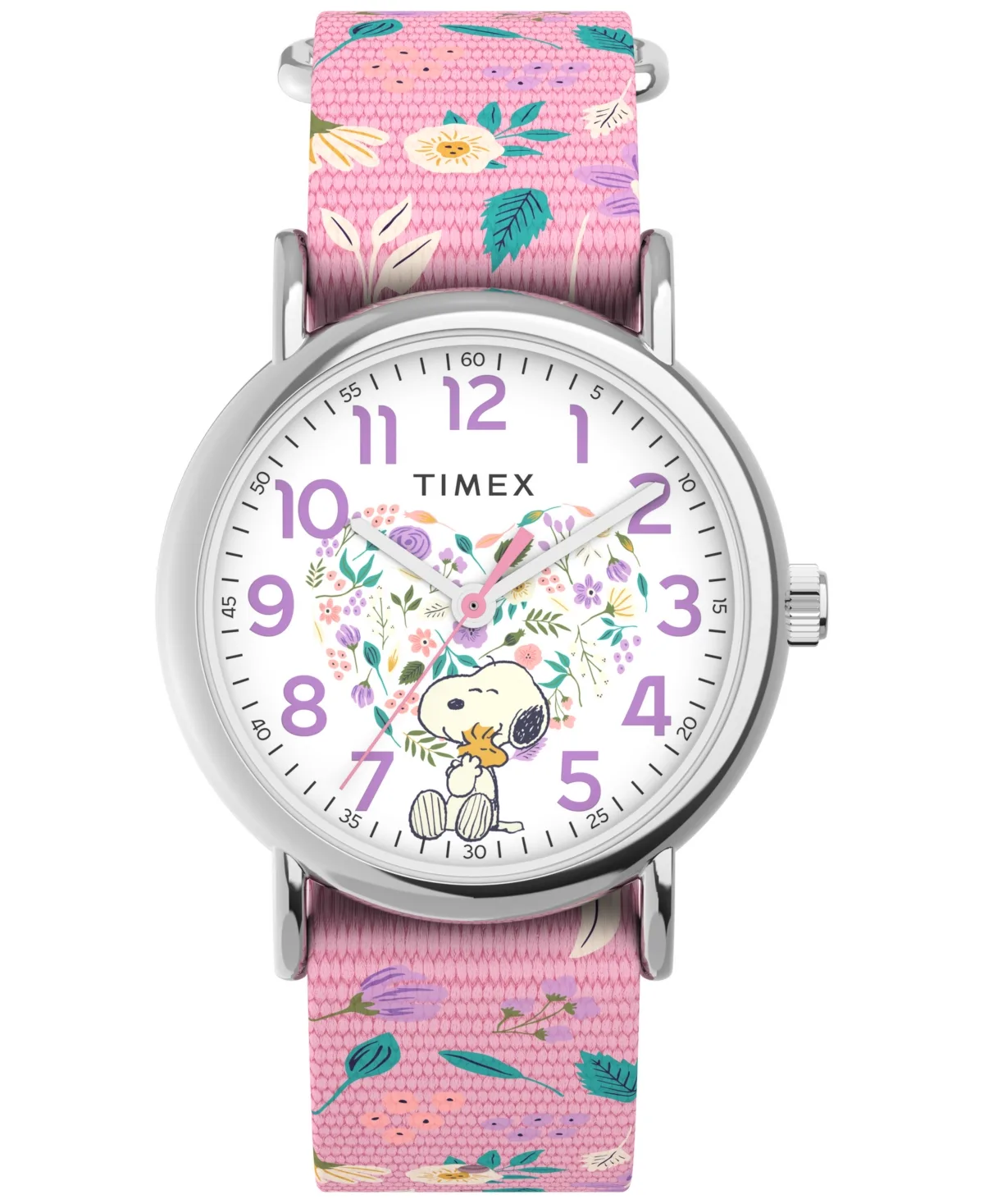 Peanuts Quartz Analog Fabric Watch 38mm by Timex
