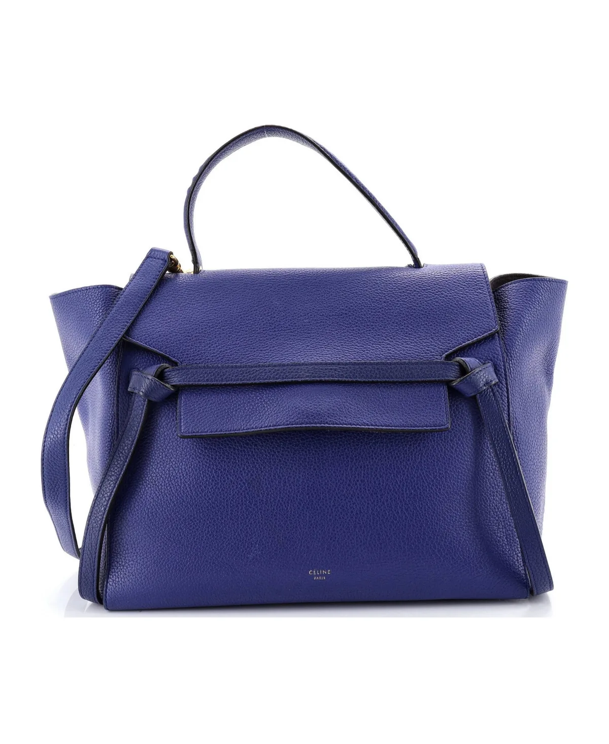 Pre-Owned Celine Mini Belt Bag Textured Leather by Celine