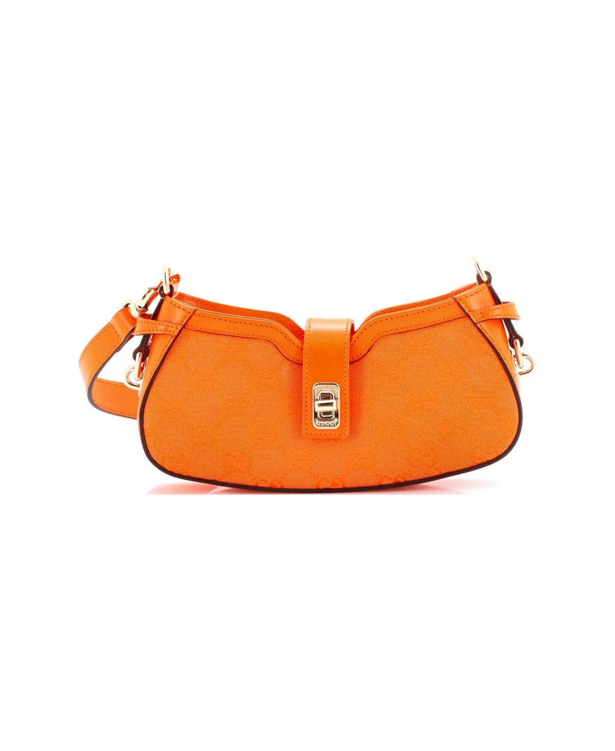 Pre-Owned Gucci Mini Moon Side Shoulder Bag GG Canvas by Celine
