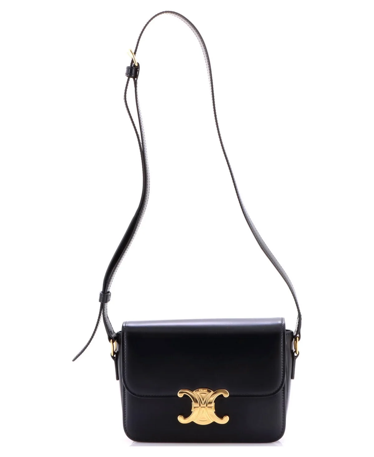 Pre-Owned Teen Triomphe Shoulder Bag Smooth Calfskin