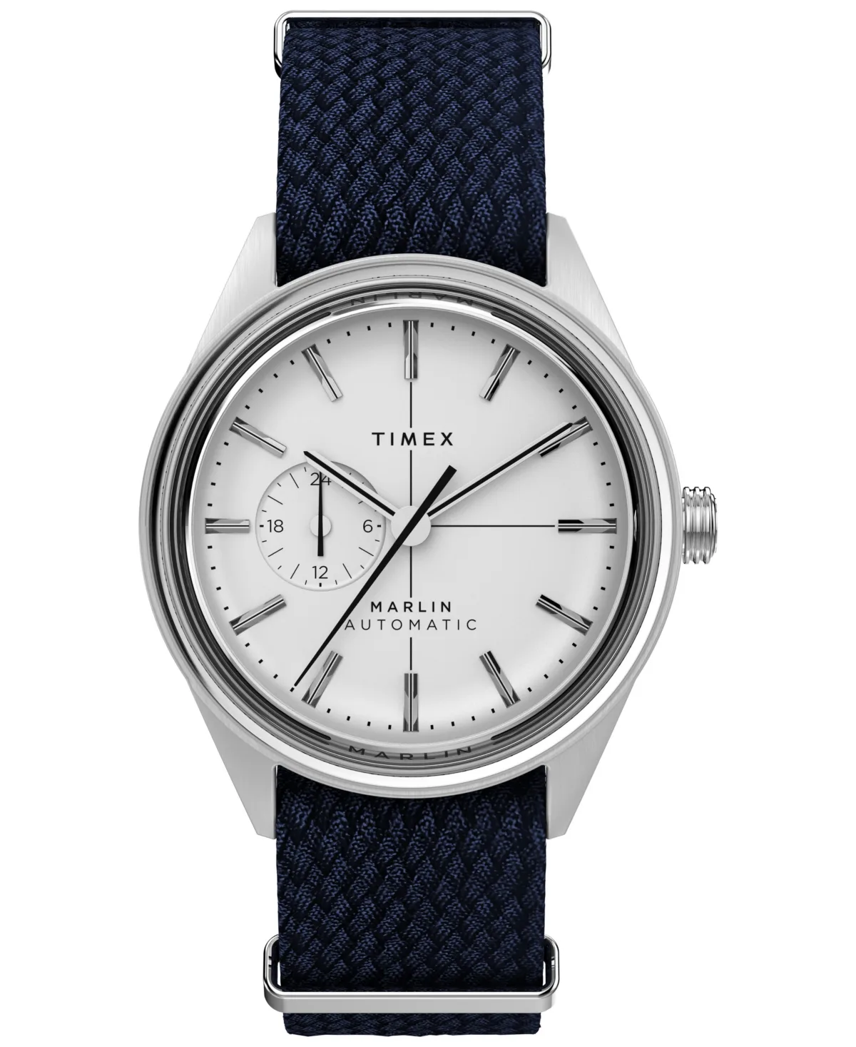Automatic Marlin Jet Blue Fabric Band Watch 38mm by Timex
