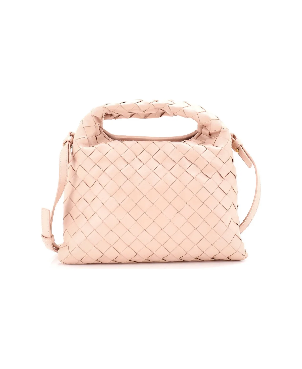 Pre-Owned Bottega Veneta Mini Hop Top Handle Bag Intrecciato Nappa