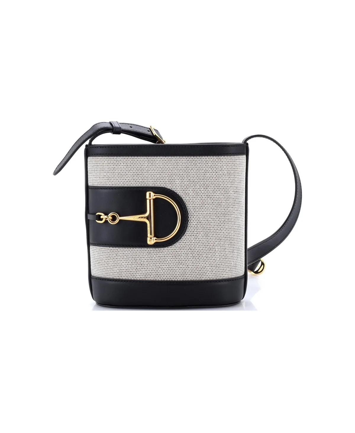 Pre-Owned Gucci Small 73 Bucket Bag Canvas and Leather by Gucci